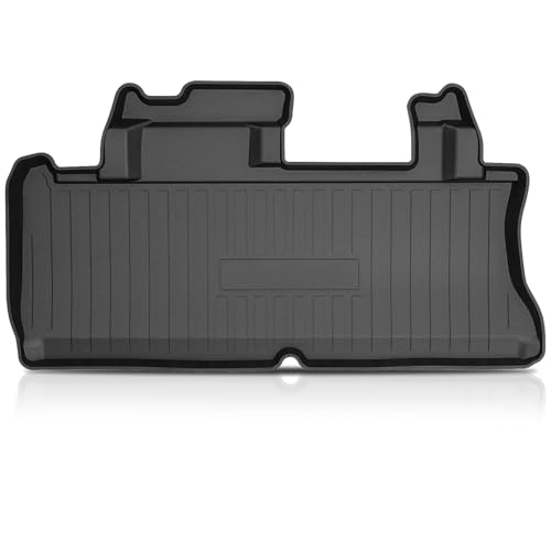 KUST Cargo Trunk Mat for Toyota Sienna 2021-2026 (with Spare Tire), Rear Trunk Cargo Liner All Weather Protection, TPE Rubber Raised Edge - size: For 2021-2026 Sienna | Trunk Mat