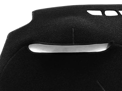 Dash Cover Mat Custom Fit for 2006-2011 Honda Civic, Dashboard Cover Pad Carpet Protector F111 - color: 06-11 Black