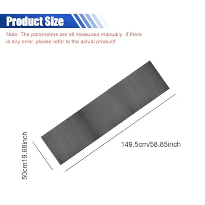 Cuttable Trunk Mat for Car, 59" x 20" Anti-Slip Automotive Cargo Liner Protector, Universal Multiple Use Vehicle Rug Pad for Car, SUV, Truck (Black)