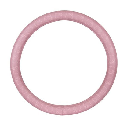 Sanrio Hello Kitty Pink Car Steering Wheel Cover, Universal Fit Cute Car Accessories for Women Stylish Decor Gifts Hello Kitty Accessories - Fits Standard Wheels 14.5"-15" - style: Hello Kitty Pink