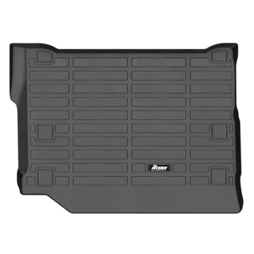 TPE Trunk Cargo Mats Compatible with 2021-2025 Jeep Wrangler 4xe, Black 3D Molded Front Rear,All Weather Interior Rear Trunk Carpet Liner Protector, 1PC