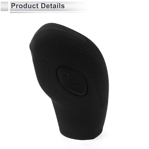 Gear Shift Knob Cover Anti-slip Stick Shifting Handle Protector Silicone 1 Pc for Ford Focus 2012-2018 Black