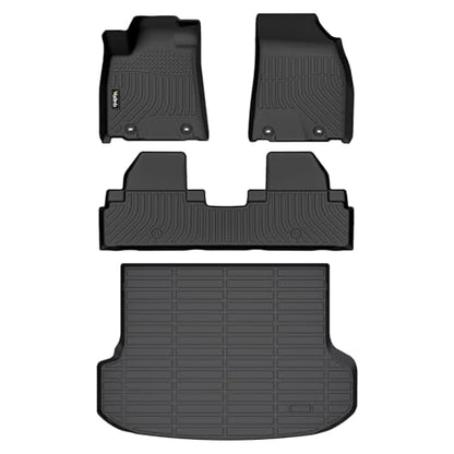 Wailtnb-Car Floor Mats for Lexus RX | RX 350 | RX450h 2010-2015 All Weather Floor Mats Cargo Liner Car Mat for RX TPE Waterproof Trunk Liners Fits RX Full Set Accessories Black 2015 - style: 10|For RX|2010-2015|Set