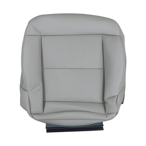 Priprilod Driver Side Bottom Replacement Microfiber Leather Seat Cover Gray Compatible with Mercedes Benz E350 E550 2010 2011 2012 2013 2014
