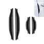 4 PCS Car Door Anti-Collision Strips, Anti-Scratch Door Edge Protection Guards, Self-Adhesive Automotive Side Edge Trim Strip with Airbag-Style Design, Universal for Most Cars (Black)