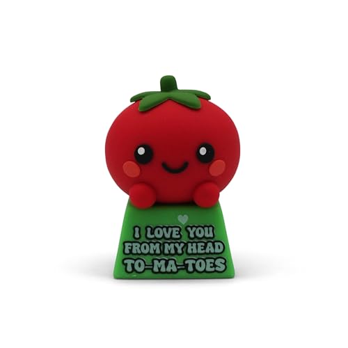 Miniature Desk Figurine – Cute & Quirky Office Decor for Desk, Shelf, or Workspace – Fun Tiny Collectible Statue for Adults, Coworkers, or Home Office Gift-Tomatoes - style: Tomatoes