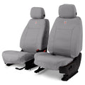 Covercraft Carhartt SeatSaver Custom Seat Covers | Fits 2023-2025 Ram ProMaster 1500/2500/3500 | 1st Row Bucket Seats, Duck Weave Gravel