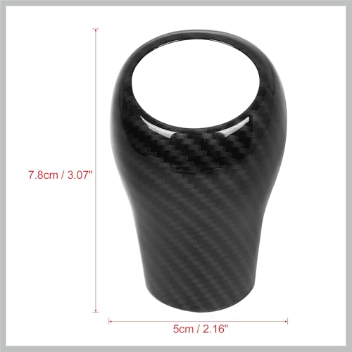Car Gear Shift Knob Panel Cover Carbon Fiber Pattern Sticker for Mercedes-Benz A/C-Class 2004-2011 Replacement Car Parts