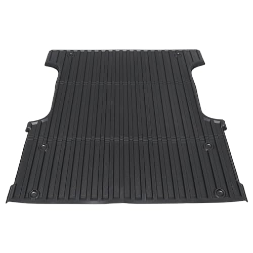 IKON MOTORSPORTS TPE Truck Bed Mat, Compatible with 2022-2024 Toyota Tundra Crew Max 5.5Ft, Custom Fit All Weather Heavy Duty 3D Rear Storage Cargo Trunk Tray Protector Liner 1PC, Black