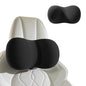 BABUR Car Headrest Pillow, 100% Memory Foam Softness Neck Support Pillow, Universal Fit Head Rest Travel Pillow for Pain Relief While Driving, Breathable Washable Cotton Fabric (Black) - color: Black