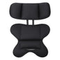Head and Body Support Car Seat Insert, Soft Breathable Car Seat Cushion, Universal Carseat Insert Support for Stroller, Swing & Carrier (Black) - color: Black