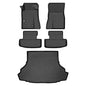 Wailtnb-Floor Mats for Ford Mustang 2015-2025 2026 Convertible/Coupe/GT/EcoBoost Models (Without Subwoofer in Cargo Area Not for Mach-E) Cargo Mat Car Mat for Mustang Accessories Black - style: 6|For Mustang|2015-2026|Set