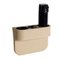 Car Seat Organizer Cup Drink Holders Multi Functional Gap Filler Storage Box Insert Organization Helps Reduce Distracted Driving&Holds Phone Mount Mug Bottle Cellphone (PUBD-Beige) - color: PUBD-Beige