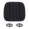 Car Seat Cushion Pad, Memory Foam Automotive Butt Cushion with Non-Slip Silicone Bottom, Breathable Driver Seat Protector for Vehicle, Home and Office Chairs (Black) - color: Black