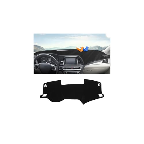 Autorder Dashboard Cover Mat for Hyundai Sonata 2015-2019 Accessories Dash Cover Upgrade Velvet Dash Mat Sunshade Glare UV Rays Protector - size: 2015-2019 Hyundai Sonata