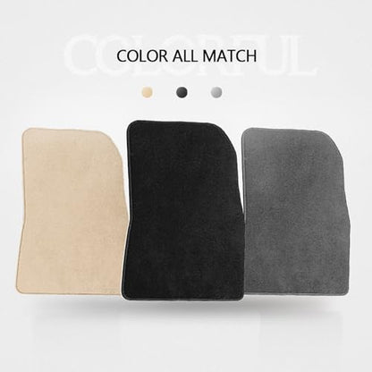 Floor Mats Compatible with 2008-2015 Chevrolet Cruze, 2016 Cruze Limited, Black Nylon Flooring Protection Interior Carpets by IKON MOTORSPORTS, 2009 2010 2011 2012 2013 2014 2015