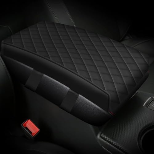 AOMSAZTO Console Pad for 2012-2015 Honda Civic Armrest Pad for Honda Civic Memory Foam Black - color: Black-2