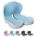 Back and Seat Cushion, Car Seat Cushion, Soothe+ Cushion, Memory Foam L-Shaped Integrated Seat Cushions Lumbar & Lower Back Support for Office Chair, Car (Blue-a) - color: Blue-a