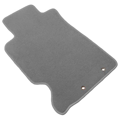 IKON MOTORSPORTS, Floor Mat Compatible with 2002-2006 Acura RSX, Factory Fitment Gray/Grey Nylon Front & Rear Car Floor Mats Liner Carpets Replacement 4PC, 2003 2004 2005