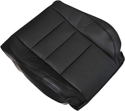 NLQR Front Driver and Passenger Side Bottom & Top Replacement Seat Covers Black Microfiber Leather Compatible with Honda Accord 2008-2012 - color: Black