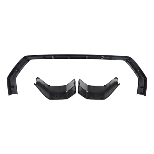 Gloss Black Front Bumper Grille Trim Molding Trim Molding Surround Compatible with 2022-2024 Toyota Tundra