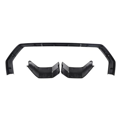 Gloss Black Front Bumper Grille Trim Molding Trim Molding Surround Compatible with 2022-2024 Toyota Tundra