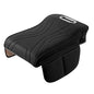 Car Armrest Pad, Universal Armrest Cushion Pad, Leather Armrest Box Pad (Without Cup Holder, Black-B) - color: Without cup holder, Black-B