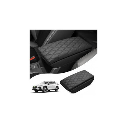 Autorder Center Console Cover for 2024-2025 2026 Subaru Crosstrek/Impreza Accessories Armrest Cushion Cover Nappa Leather Middle Console Covers Crosstrek/Impreza Console Cushion Pad Anti-Scratch - size: Subaru Crosstrek 2024-2026