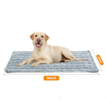Dog Car Seat Cover for Back Seat, 54"x24.8" Non-Slip Pet Bed Mat, Washable Flannel Travel Mat for SUV & Trucks, Scratch & Spill Proof - color: Grey