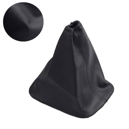 Car Shift Gear Stick Handbrake Cover Manual Shift Boot Black Leather Boot Cover Case for to-yo-ta Co-Rolla 2007 2008 2009 2010 2012 2013 (Gear Dust Cover) - size: Gear Dust Cover