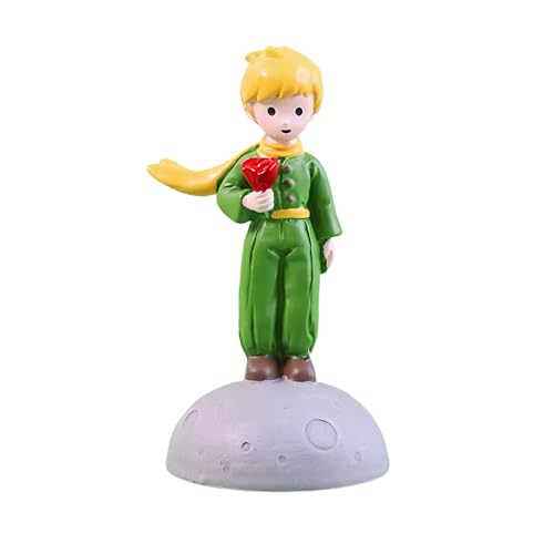 Kawaii Car Dashboard Decorations Accessories Interior for Women Men, Prince Stand On Planet Collectibles Anime Figurines for Dash Bord Decoration Home Office Desk Ornament Birthday Cake Toppers Decor - color: B3