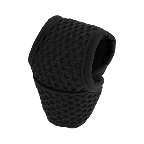 Universal Gear Shift Knob Cover Stick Shifting Handle Protector Automotive Manual Fabric 1 Pc Anti-Slip Black - color: Black