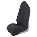 Towel Car Seat Covers - Super Absorbent Front Seat Protectors for Gym, Pets & Travel | Quick-Dry Towel Fabric | Universal Non-Slip Fit for Sedan, SUV, Truck (1 Pack Black)