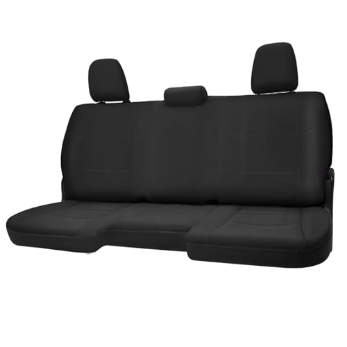 SAPUBK Custom-Fit Rear Seat Covers Replace for 2013-2018 Dodge Ram and 2019-2021 Classic Ram 1500 2500 Crew Cab Bench Seat, Premium Neoprene with Composite Soft Foam Lining Breathable Seat Cover