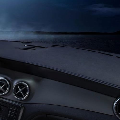 Car Dashboard Cover Mat for Dodge Journey 2013 2014 2015 2016, Sun Protection Dash Cover, Anti-Glare Dashboard Pad Non-Slip Dash Protector,A Black