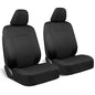 BDK PolyPro 2-Pack Front Car Seat Covers Set in Black/Black - Front Seat Covers for Cars Trucks Vans SUVs Sedans, Easy to Install Front Car Seat Cover Protection, Universal Fit Car Accessories - color: 2 Fronts Only-Black