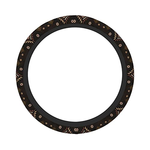 Southwest Pattern American West Steering Wheel Cover Anti-Slip,Sweat Absorption Universal 15 inch Steering Wheel Covers Cute car Accessories for Men Women - color: 7