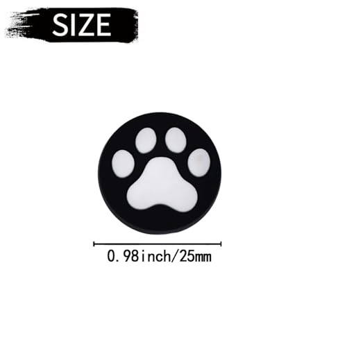 6 Pcs Black and White Dog Paws Air Vent Clips,Cute Dog paws Car Air Fresheners Vents Clips Diamond Vent Clip Car Interior Decor Charm Accessories Decoration for Women,Automotive Air Fresheners