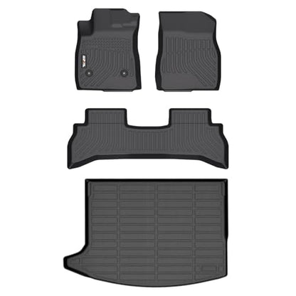 AIPOIL® Floor Mats & Cargo Liner Set for 2020-2024 2025 2026 Buick Encore GX FWD All Weather Protection TPE Anti-Slip Automotive Full Set Custom Car Mats Accessories - Black - style: 31) For Encore GX FWD 2020-2026 Full Set