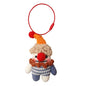 Novelty Weird Clown Doll Keychain Handmade Crocheted Clown Doll Backpack Car Charms Easter Halloween Gifts (Colorful Clown Pendant) - color: Colorful Clown Pendant
