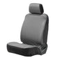 Universal Nylon Canvas Fitted Bucket Seat Cover, Cut-Resistant & Waterproof Front Seat Protector for Trucks (Grey) - color: Grey