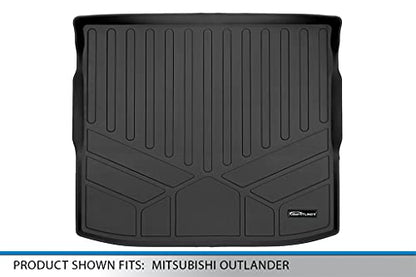 SMARTLINER All Weather Custom Fit Cargo Liner Mat for 2022-2025 Mitsubishi Outlander - color: Mitsubishi Outlander 2022 - 2025