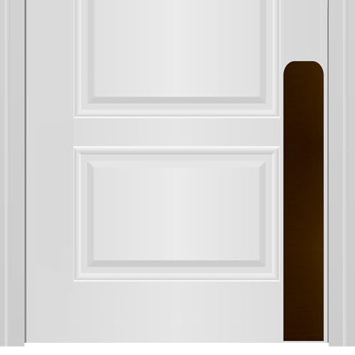 Deck the Door Decor Dog Scratch Door Protection Plate - Elegant Anodized Aluminum for All Door Types | Pet-Safe - Polished Edges & Rounded Corners | Magnetic Mount - Oil Rubbed Bronze, 4” x 30” - color: Oil Rubbed Bronze, size: 4 x 30"