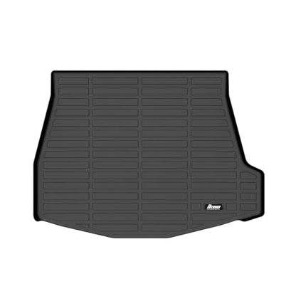 IKON MOTORSPORTS TPE Cargo Trunk Liner, Compatible with 2023-2026 Subaru Solterra/Toyota bZ4X & 2026 Toyota bZ, Custom Fit All Weather Protection Heavy Duty Rear Trunk Tray Cargo Mats Protector, Black
