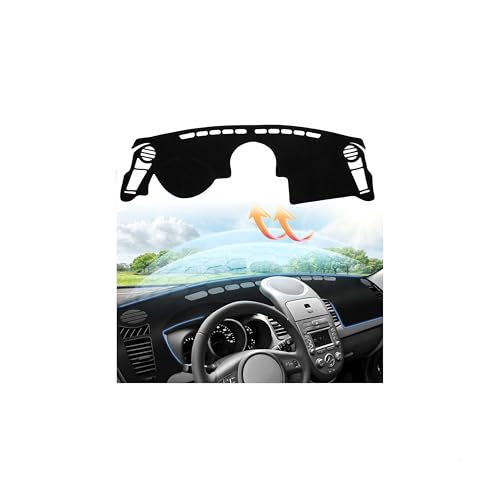 CARTIST Soul Dash Cover-Dashboard Cover for 2010 2011 2012 2013 Kia Soul No Glare Pad Dash Mat for Soul Interior Accessories[Non-Slip and Sun Protection] - size: Dash Mat for Kia Soul