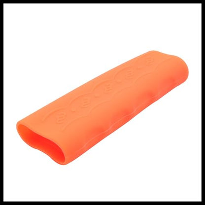 Orange Silicone Nonslip Hand Brake Cover Protective Sleeve for Car Vehicle Durable Material