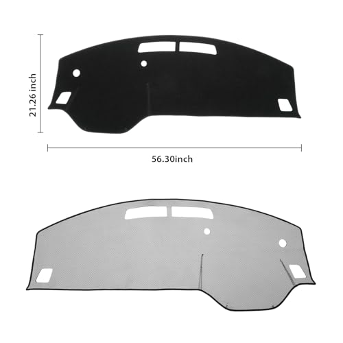 KUST Black Dash Cover for 2022-2025 2026 Nissan Pathfinder (NOT fit for Pathfinder Platinum 22-26) (Without HUD) Dashboard Cover Non-Slip Interior Accessories for Pathfinder Custom Fit Dash Mat - size: For Pathfinder 22-26