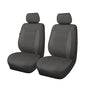 Flying Banner car seat Covers Protects Water Proof Faux Leather Carbon Fiber Fronts Gray Gray - color: Gray Gray, size: Front Pair -- 2PCS