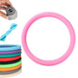 Car Steering Wheel Protective Cover, Cool Non-Slip Silicone Steering Wheel Protector, Universal Fit for Most Cars (Pink) - color: Pink