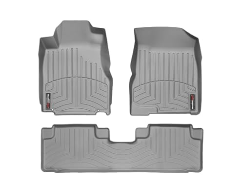 WeatherTech Custom Fit FloorLiners for Honda CR-V - 1st & 2nd Row (463161-460982), Grey - color: Grey